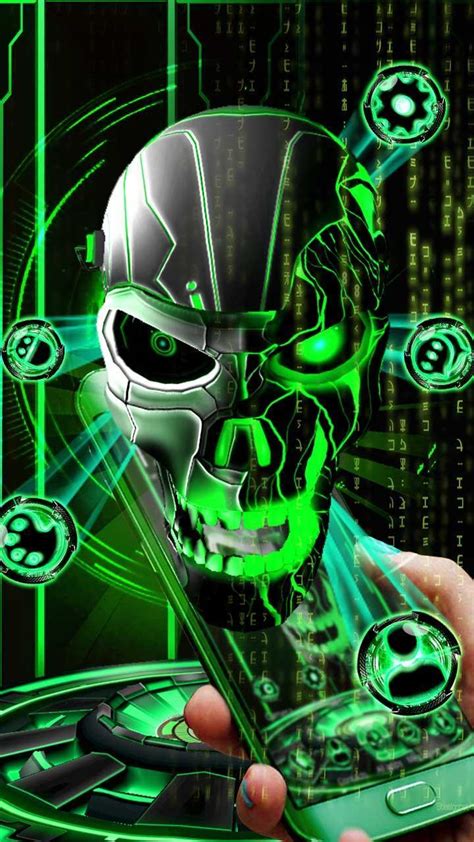 Neon Green Skull Wallpapers - Top Free Neon Green Skull Backgrounds - WallpaperAccess