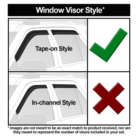 Auto Ventshade 92059 Auto Ventshade Original Ventvisor Deflectors ...