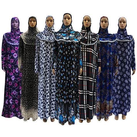 (12 pieces/lot) New Style Women Kaftan Muslim abaya Maxi Dress prayer clothing Islam hijab abaya ...