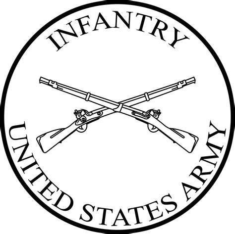 U.S. ARMY INFANTRY BRANCH PLAQUE EMBLEM VECTOR FILE SVG DXF - Inspire ...