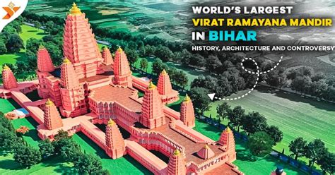 World's Largest Virat Ramayana Mandir in Bihar Architecture