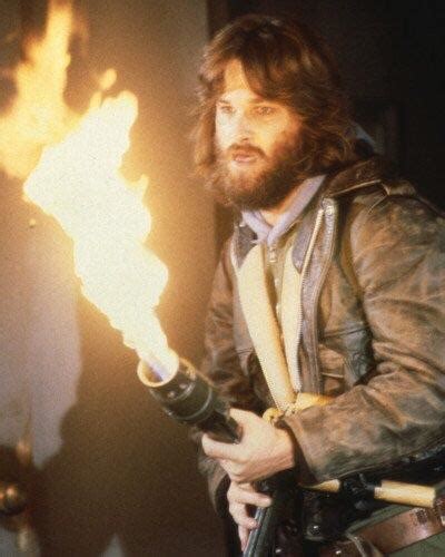 In John Carpenter’s THE THING, MacReady has a flamethrower because Antarctica is really cold ...