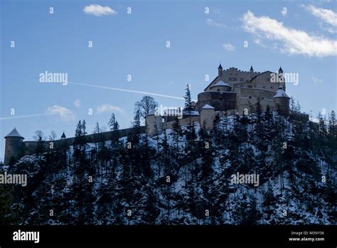 View Of Hohenwerfen Castle Stock Photos & View Of Hohenwerfen Castle Stock Images - Alamy