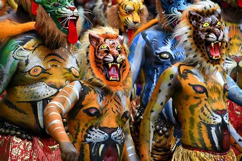 Puli Kali: Pulikali in Thrissur- Tiger Dance in Kerala