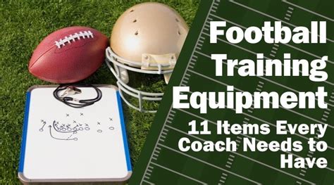 Football Training Equipment (11 Items Every Coach Needs)