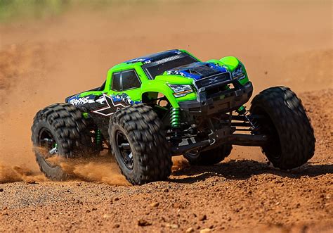 Traxxas X-Maxx 1/5 4WD Brushless RTR Monster Truck with TSM, GREEN ...