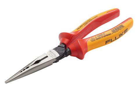 Insulated Needle Nose Pliers | 8” Long Nose Insulated Pliers | Fluke