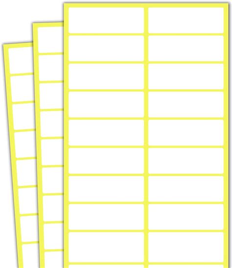 1000 Pack, 38 x 13 mm, White Sticky Labels Stickers to Write On ...