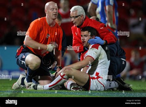 RICHIE MYLER INJURY ENGLAND RUGBY LEAGUE KEEPMOAT STADIUM DONCASTER ...