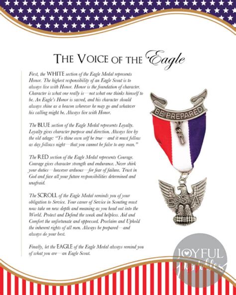 Eagle Scout Court of Honor Posters printable 16 X - Etsy