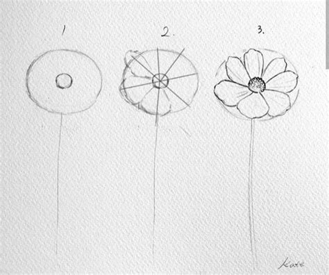 Pin by Green on Art references | Flower art drawing, Art drawings simple, Flower drawing tutorials