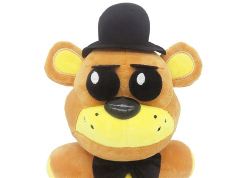 Golden Freddy Black Hat - 5 Nights Plush - Shadow Nightmare Phantom Withered Freddy Fazbear ...