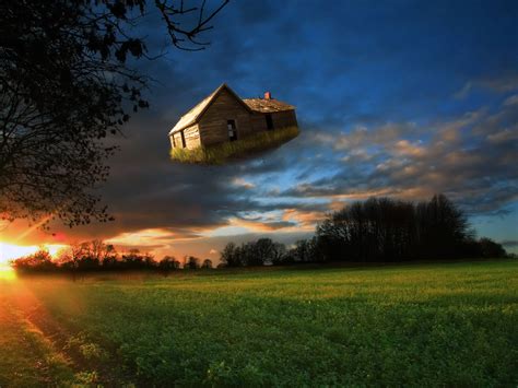 Floating House by Genieneovo on DeviantArt