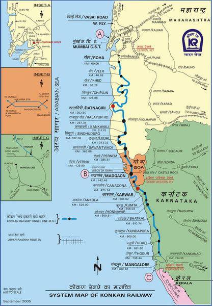 Konkan Railway Map - Mumbai • mappery