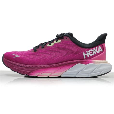 Hoka One One Arahi 6 Women's Running Shoe - Festival Fuchsia/Ibis Rose | The Running Outlet