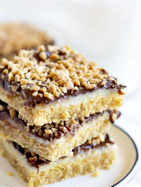 Chocolate Toffee Bars - i am baker