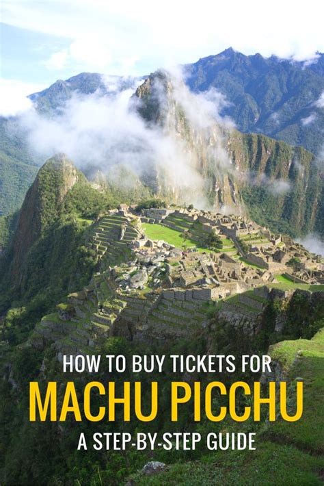 How to Buy Machu Picchu Tickets: A Step-by-Step Guide (Updated 2019) | Machu picchu tickets ...