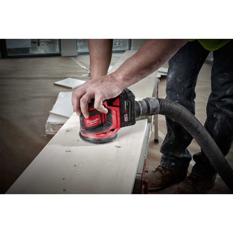 Milwaukee M18 5 in. Cordless Random Orbit Sander Kit 18 volt 12000 opm Red - Ace Hardware