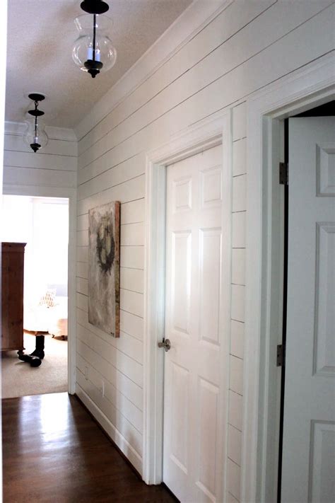 forever*cottage: Planked Wall Hallway Gets *NEW* Light Fixtures! | Home ...