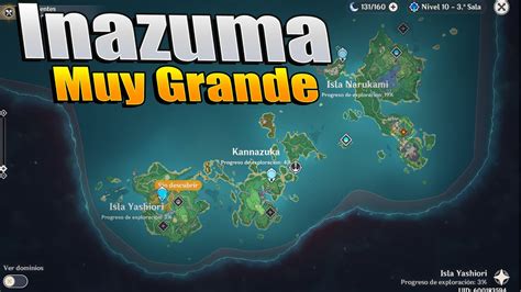 Todo el Mapa Completo de Inazuma Abierto 100% Miren que Grande es GENSHIN IMPACT - YouTube