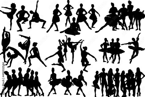 Dancer Team SVG Cut Files | Dancer Team Silhouette | Ballet Dancer Svg ...