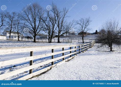 Winter Landscape in Ohio stock photo. Image of winter - 12575682