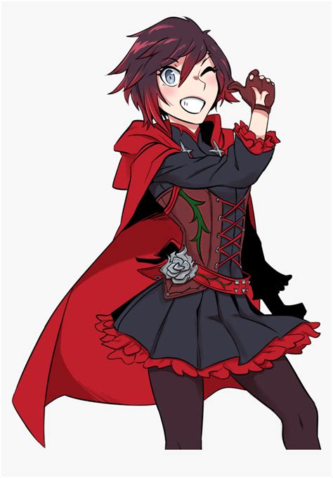 Fanart Ruby Rose Rwby, HD Png Download - kindpng