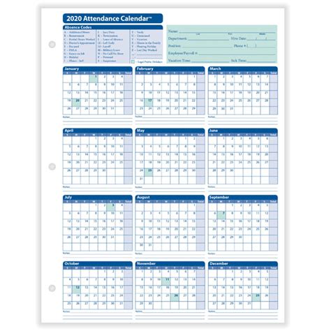 Free Vacation Calendar 2020 | Calendar Printables Free Templates