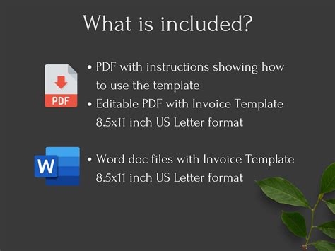 Invoice Template, Editable Invoice Template, Business Invoice, Printable PDF, Customized Invoice ...