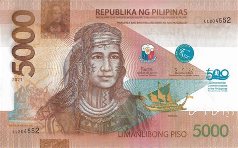 Philippines new 5,000-peso commemorative note (B1095a) confirmed – BanknoteNews