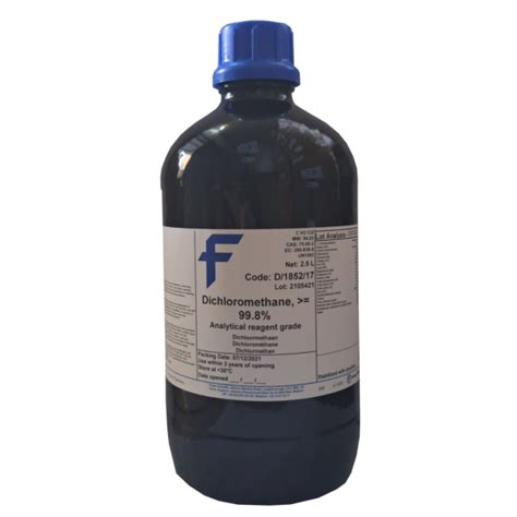 Dichloromethane, 99.8+%, for analysis, stabilized with amylene