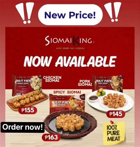 Siomai King, Food & Drinks, Chilled & Frozen Food on Carousell