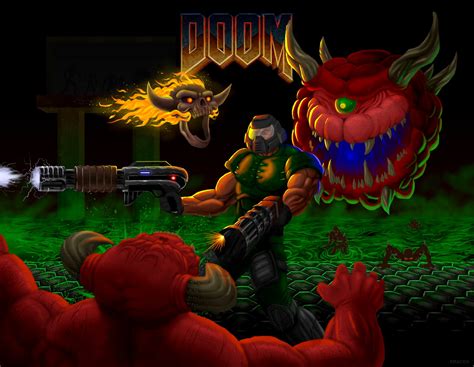 Doom Genesis by Kracov - DOOM Fan Art (38419967) - Fanpop