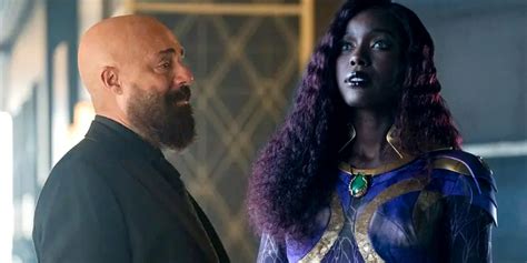 Titans Season 4 Lex Luthor Scenes Hyped By Starfire Actor Anna Diop