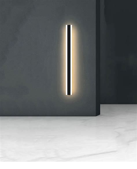 Modern Waterproof outdoor Long Strip LED wall lamp - Decor Interior Inc. | Led wall lamp, Modern ...