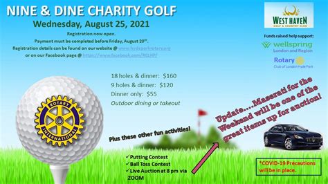 The Rotary Club of London Hyde Park - club's Annual Nine & Dine Golf Day | Rotary District 6330