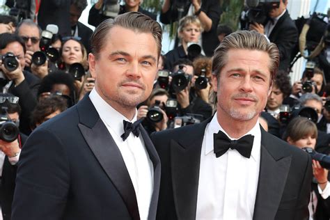 Brad Pitt and Leonardo DiCaprio side by side in Cannes as they promote ...