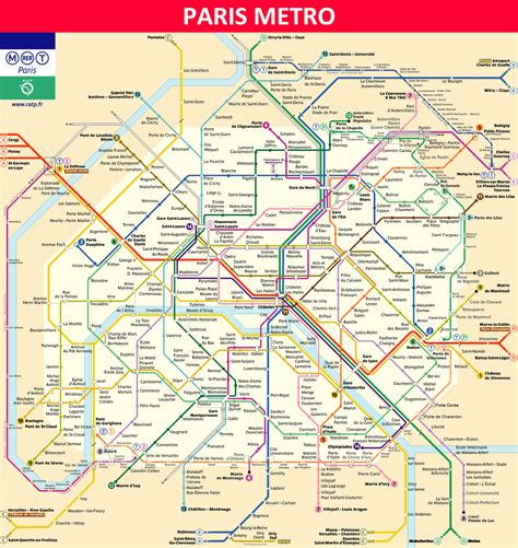 Paris Metro Map 2024 - Stations, Lines, Ticket Price