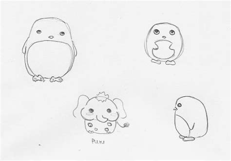 penguin doodles by 0-sakhmet on DeviantArt