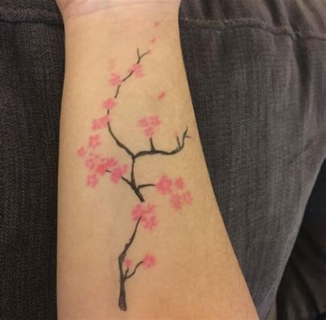 250+ Japanese Cherry Blossom Tattoo Designs With Meanings & Symbolism (2019) | Tattoo Ideas 2020