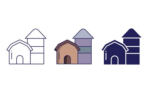 Farm House vector icon 21600280 Vector Art at Vecteezy