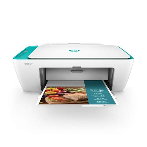 HP DeskJet 2640 All-in-One Wireless Color Inkjet Printer (White/Teal) - Instant Ink Ready ...