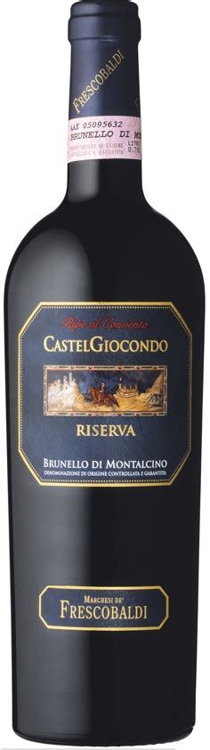 Marchesi de' Frescobaldi Brunello di Montalcino Castelgiocondo Riserva ...