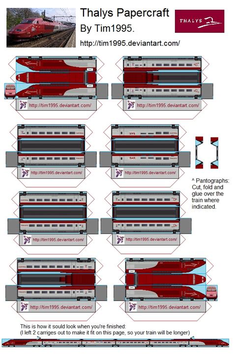 Thalys Papercraft by Tim1995 on DeviantArt