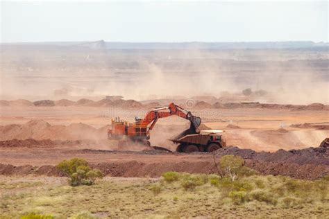 Iron Ore Mining stock image. Image of truck, technology - 115342365