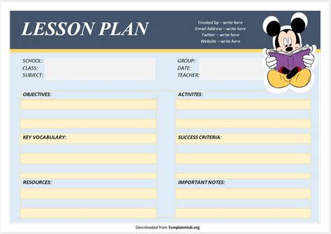 Free Lesson Plan Templates in 2023 | Teacher plan book template, Lesson plan template free, Plan ...