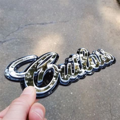 Custom Stacked Automotive Emblems