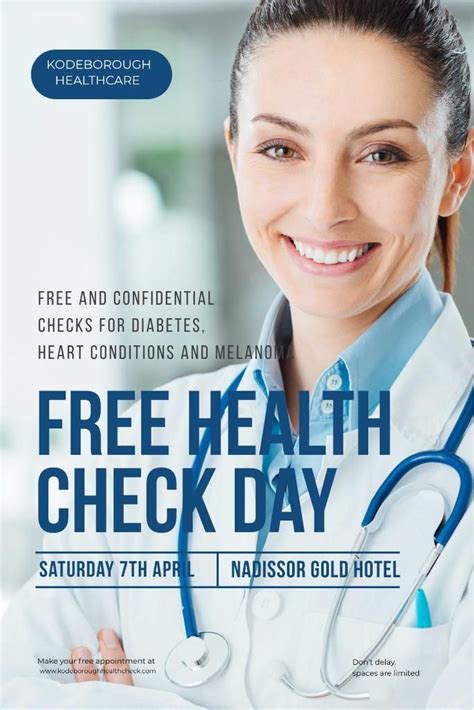 Free health check day with Smiling Doctor Online Pinterest Graphic ...