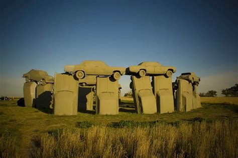 Carhenge, Stonehenge made of cars in Alliance, Nebraska - Silly America