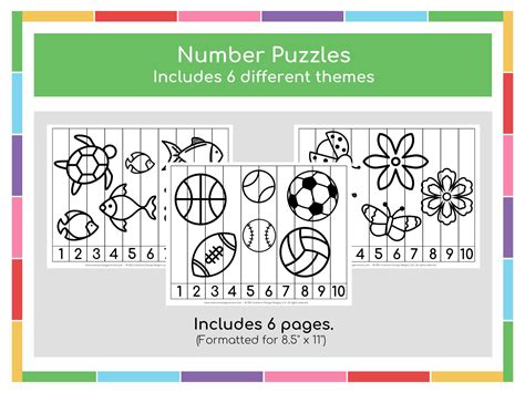 Printable Number Sequence Puzzle